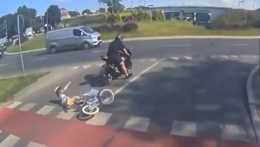 Motocyklista, który potrącił dziewczynkę, stanie przed sądem