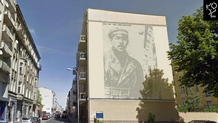 Odsłonięto mural poświęcony kryptologowi Janowi Kowalewskiemu