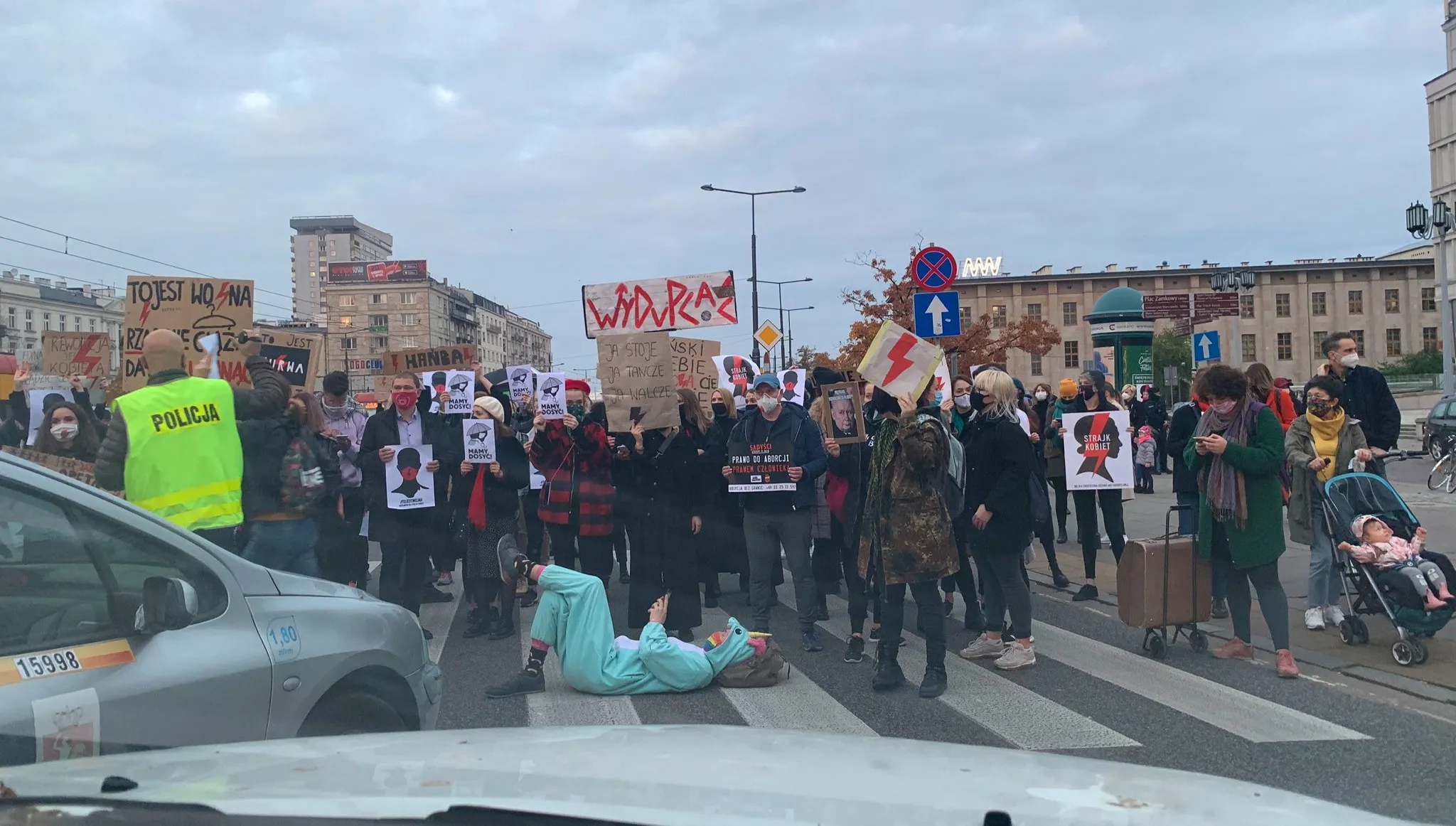 Feministki blokują ulice