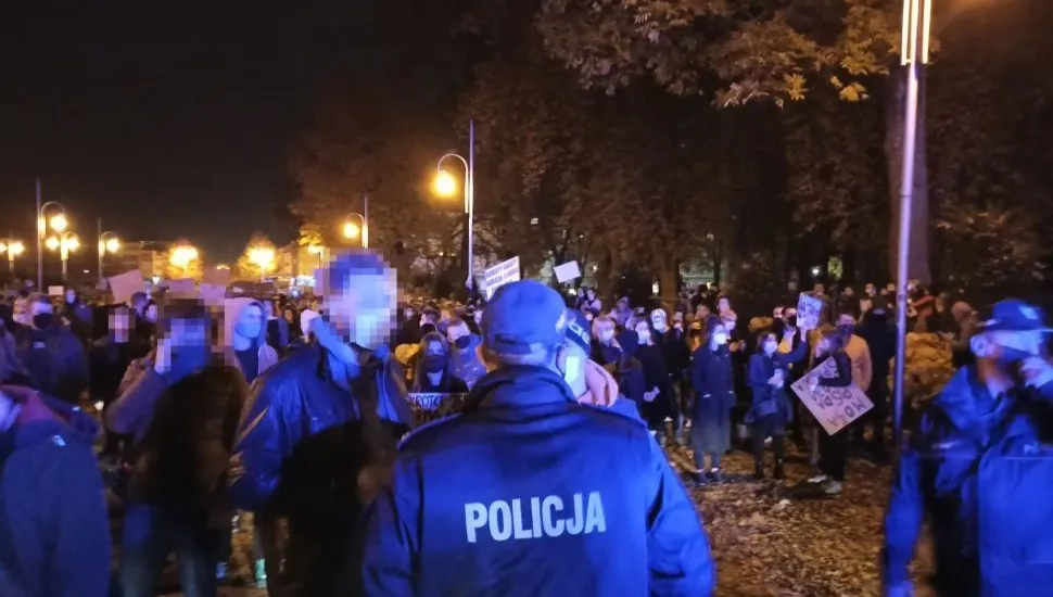 Użycie gazu w Częstochowie. Policja tłumaczy