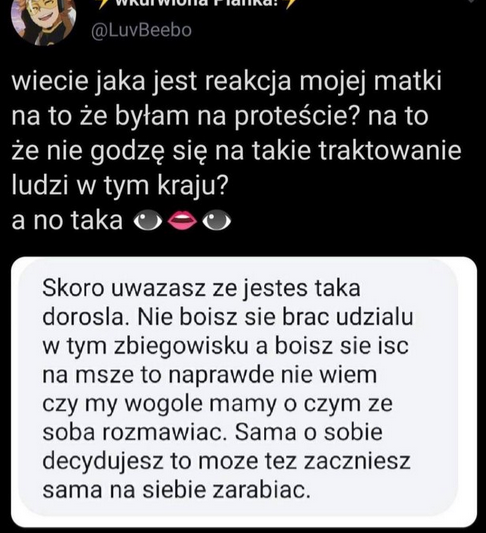 Może zacznie sama zarabiać?