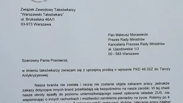 Trwa protest taksówkarzy