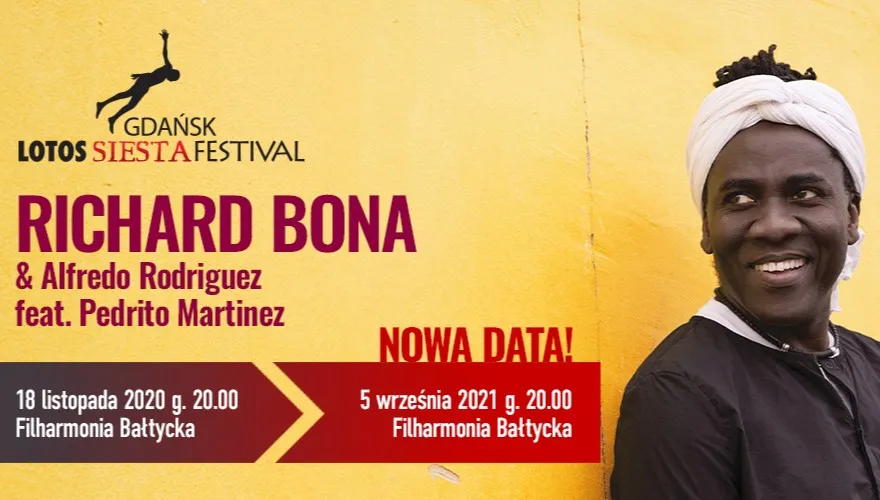 Koncert Richarda Bony przełożony na następny rok