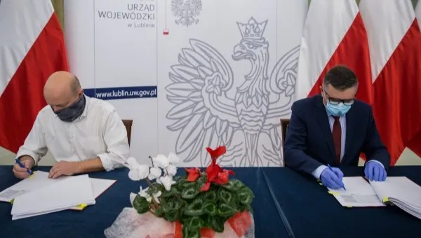Budują już szpital tymczasowy w Targach Lublin