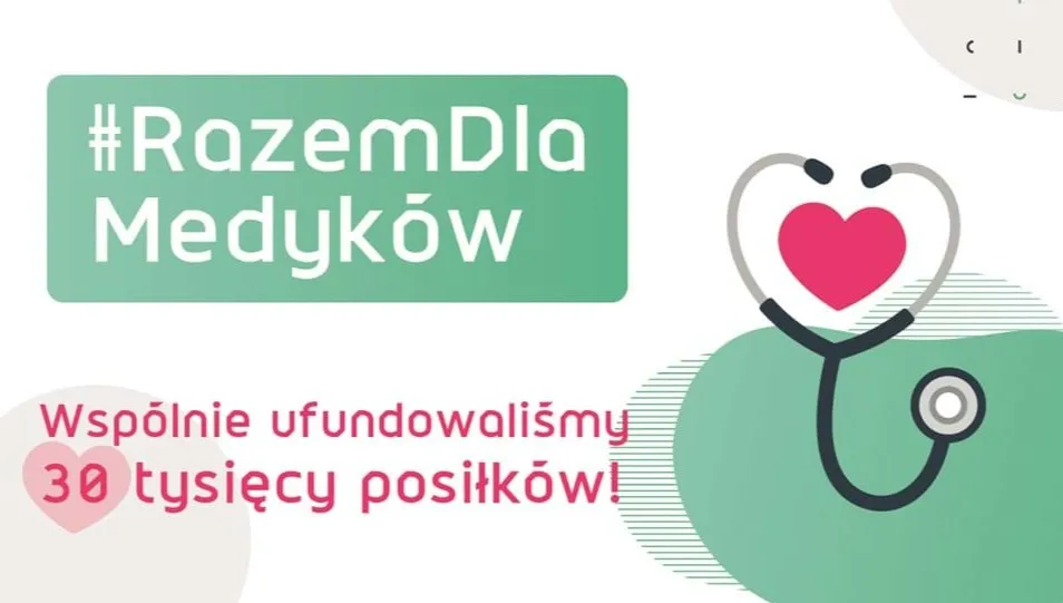 30 tys. posiłków dla walczących z pandemią medyków
