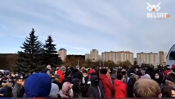 Nabożeństwo żałobne za Ramana Bandarenkę