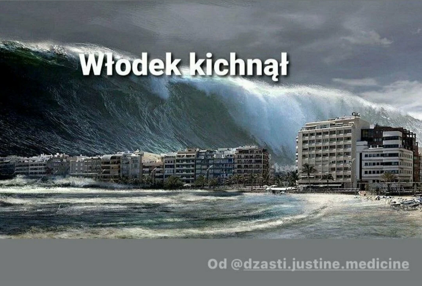 Włodek kichnął