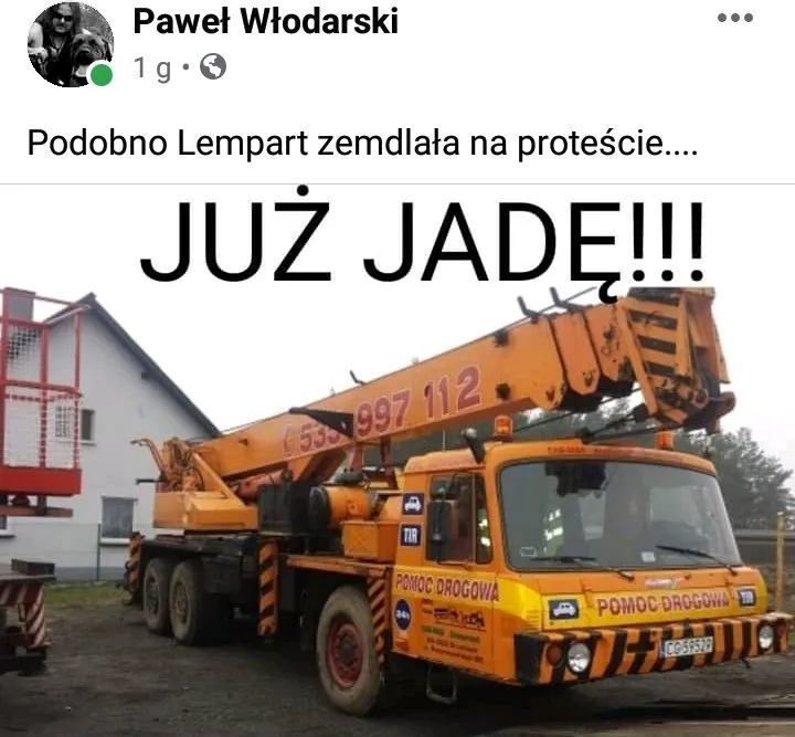 Zemdlała?