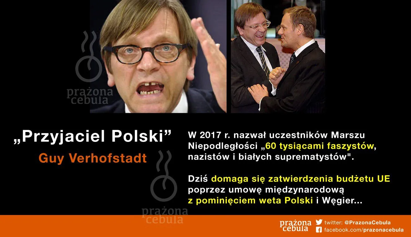 Verhofstadt "Przyjaciel Polski"