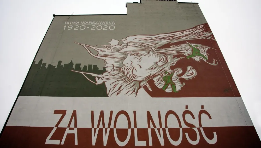 W Bytomiu powstał mural upamiętniający Bitwę Warszawską
