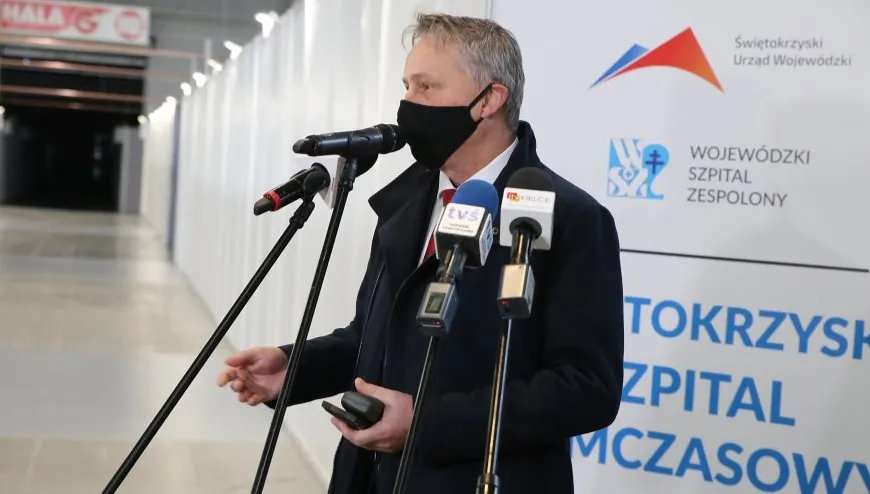 Szpital tymczasowy w Targach Kielce gotowy!