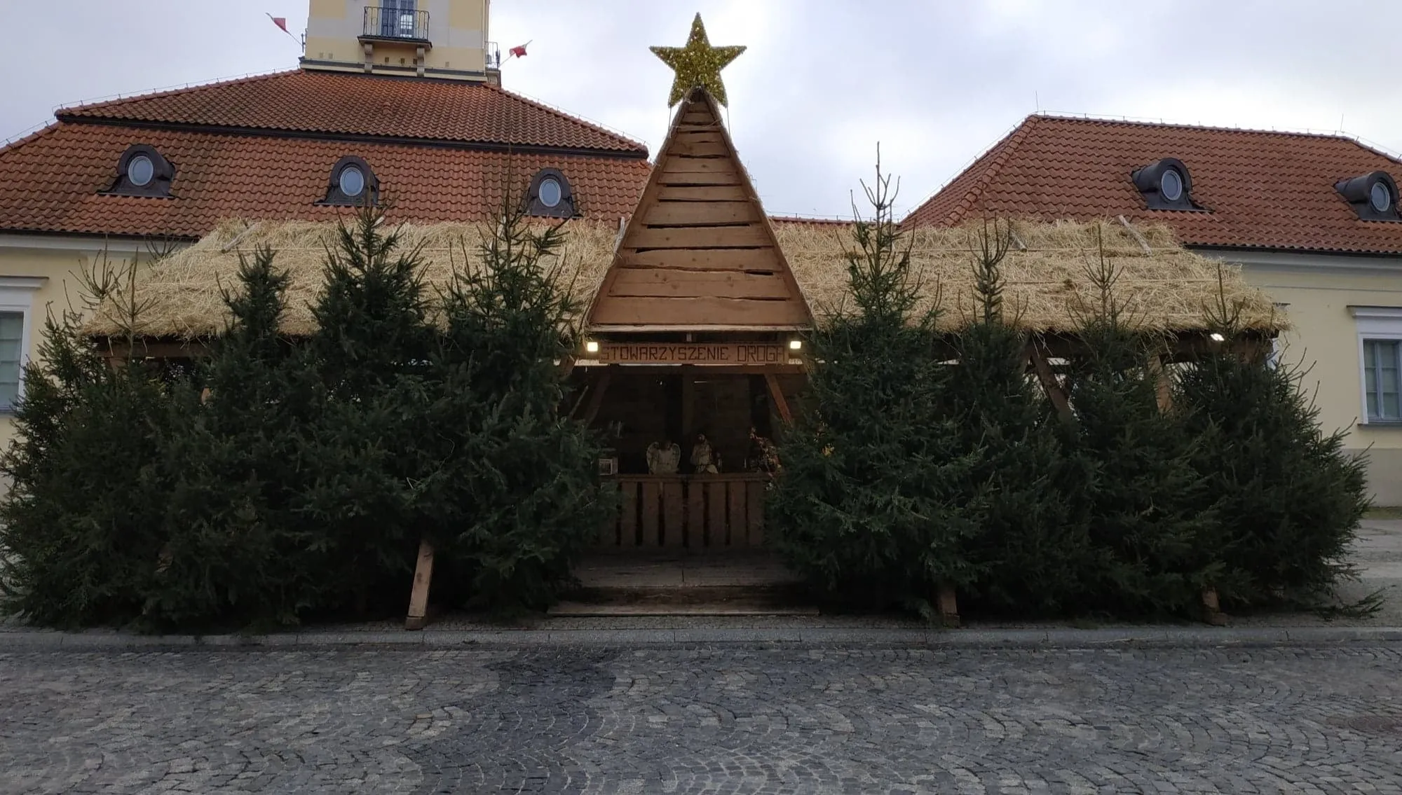 Żywa szopka w centrum Białegostoku