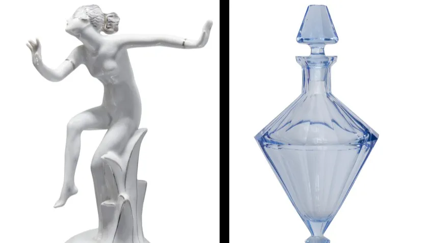 Szkło i porcelana w stylu art déco