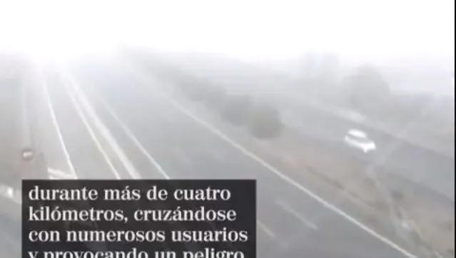 4 kilometry autostradą... pod prąd