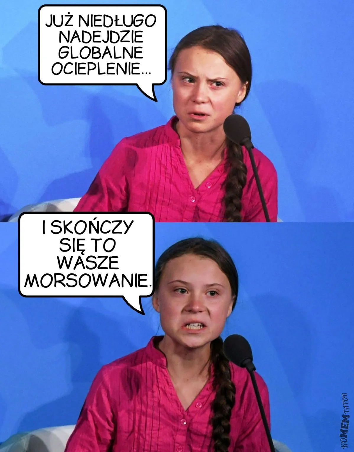Globalne ocieplenie i po morsowaniu