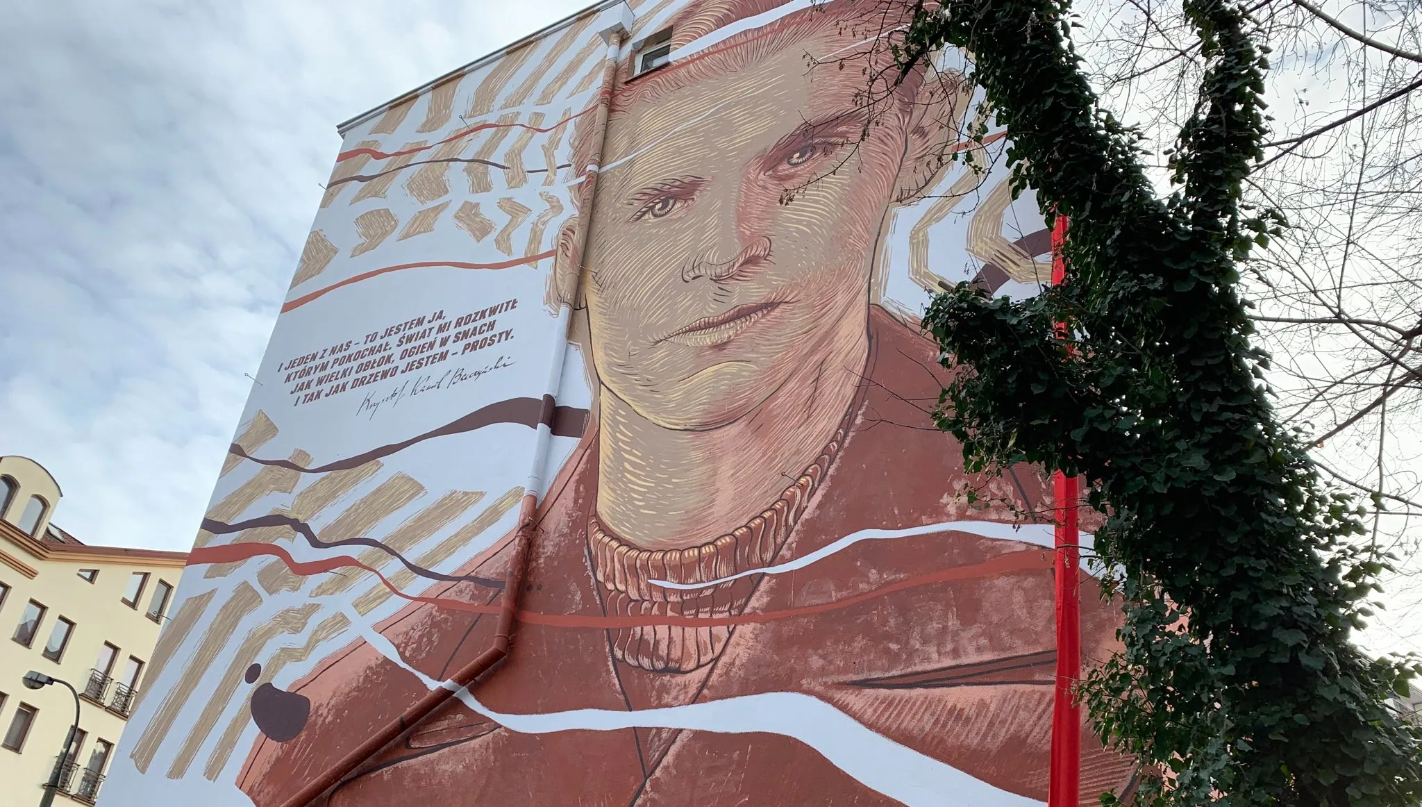 Odsłonięto mural K.K. Baczyńskiego