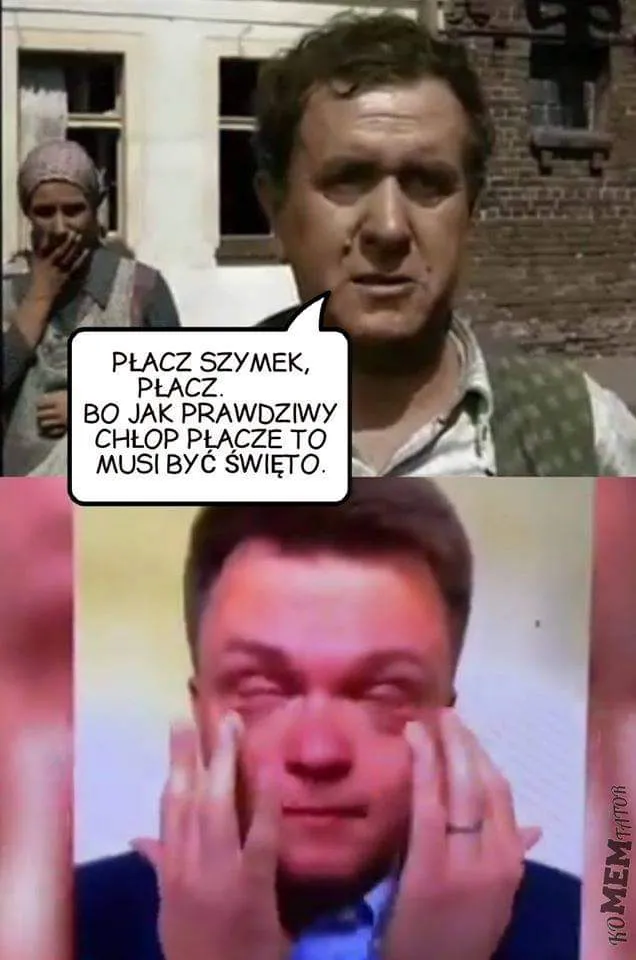 Płacz, synek