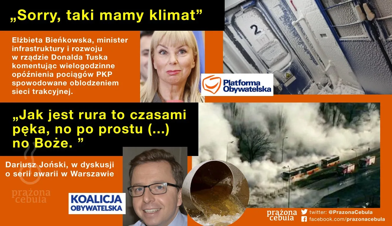 Rura pękła? Sorry, taki mamy klimat