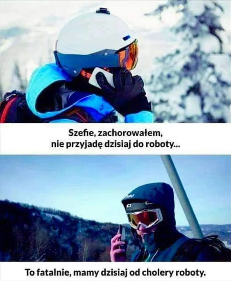 Szefie, nie będzie mnie