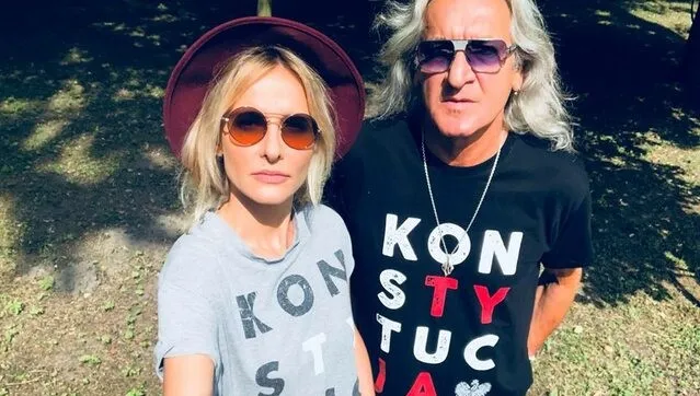 Grzegorz Markowski z córką Patrycją