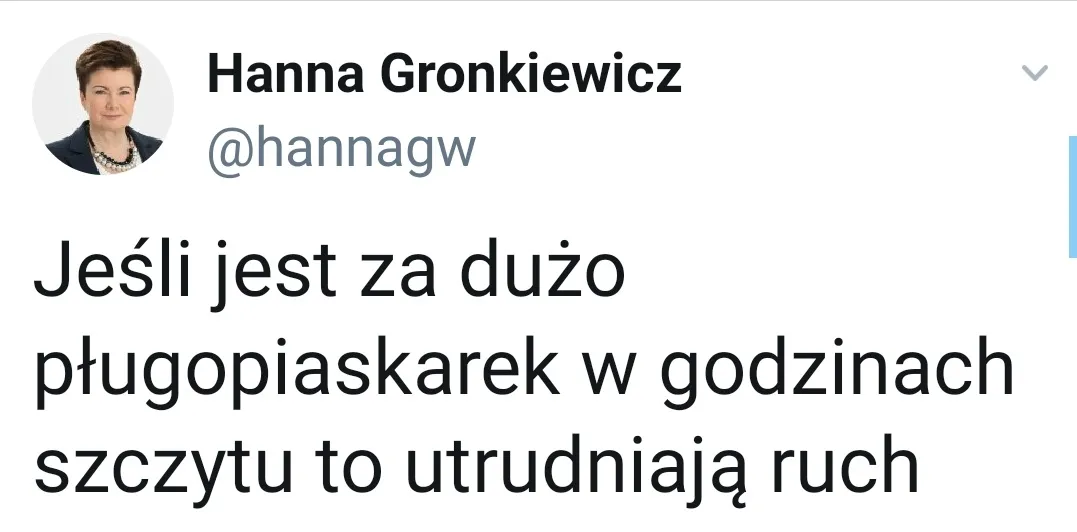HGW zabrała głos