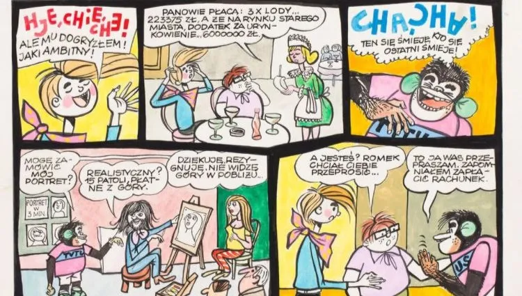 „Legenda” - wystawa o wybitnych twórcach komiksu. Wśród nich znalazł się Papcio Chmiel