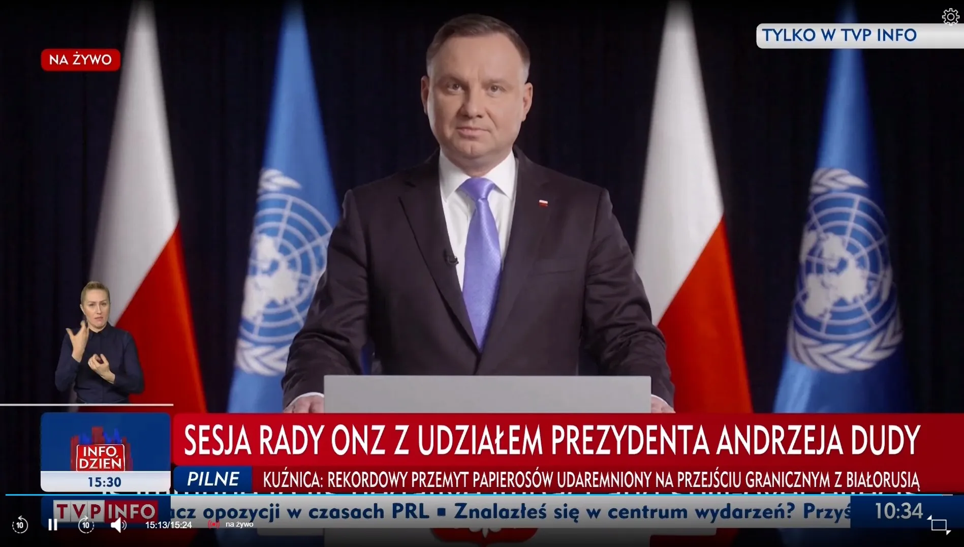 "Społeczność międzynarodowa nie może milczeć"! Prezydent wzywa m.in. do uwolnienia Nawalnego