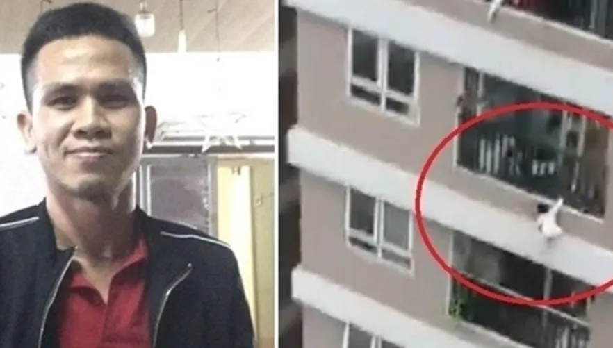 "Szczęśliwy" lot z 12-piętra. Dwulatka przeżyła dzięki dostawcy z Hanoi