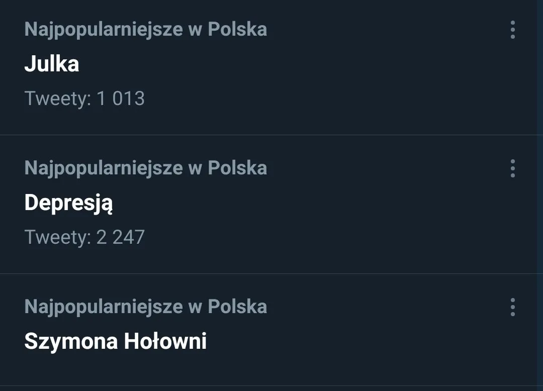 Julka depresją