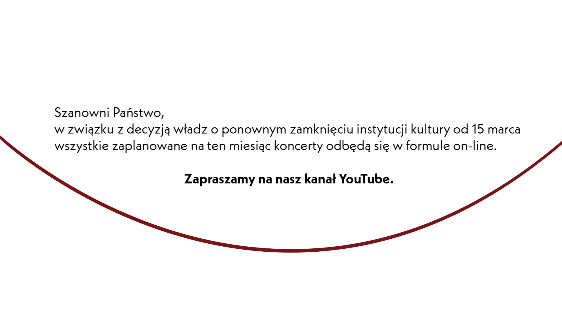 Filharmonia Gorzowska wraca do trybu on-line