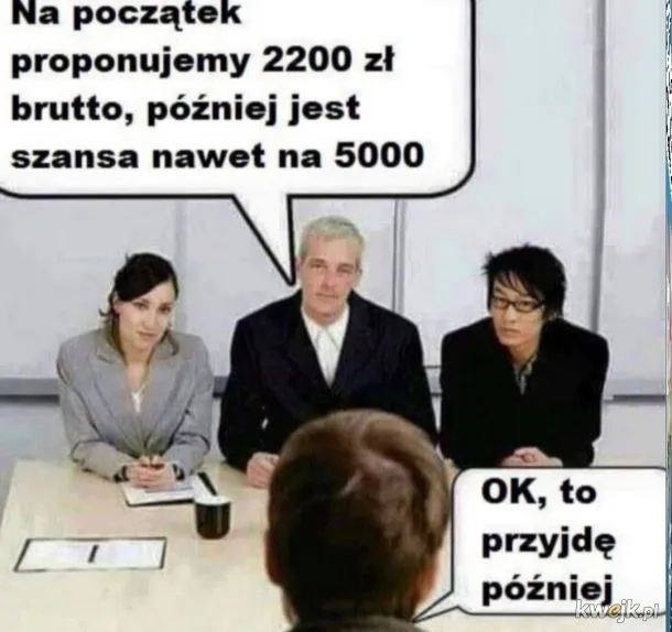 Przyjdę później