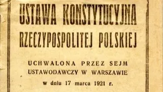 100 lat temu uchwalono Konstytucję marcową