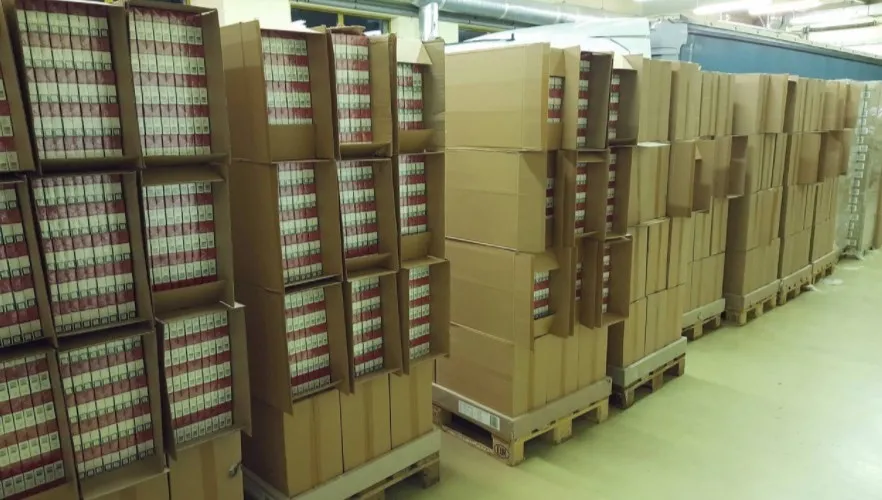 Miliony nielegalnych papierosów w transporcie z Belgii