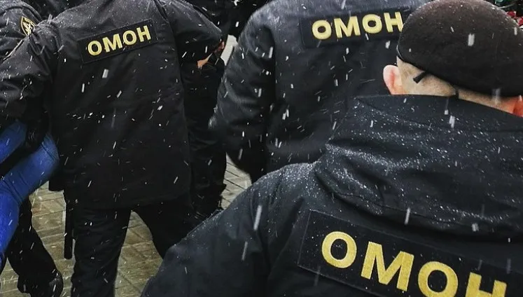 Koncentracja sił milicji i zatrzymania w Mińsku