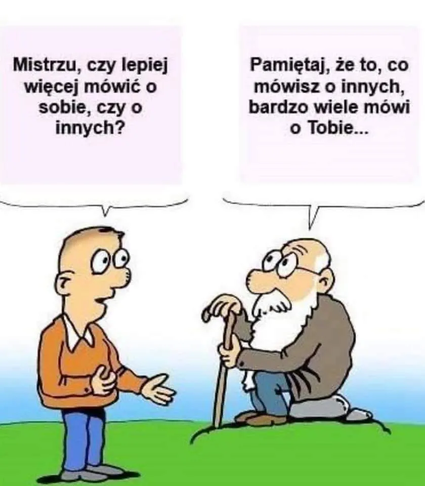 O sobie czy o innych?