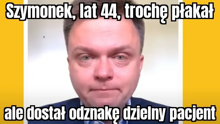 Popłakał, ale dostał odznakę