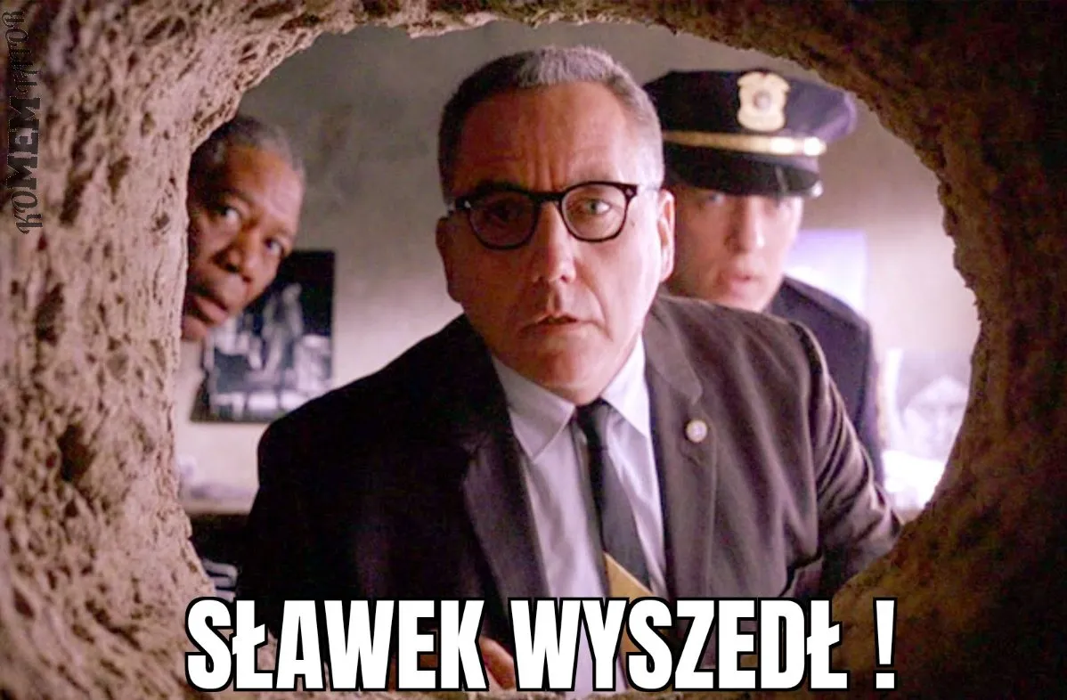 Sławek wyszedł