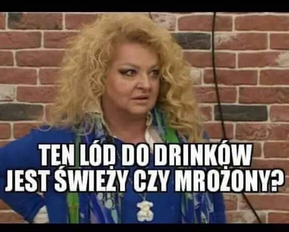 Lód do drinków