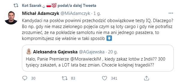 Testy IQ dla posłów
