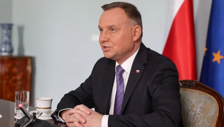 Prezydent Andrzej Duda rozmawiał ze Swiatłaną Cichanouską