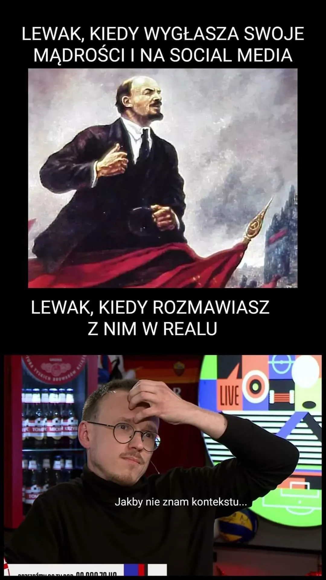 Kiedy rozmawiasz z lewakiem w realu