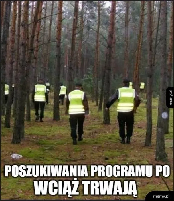 Poszukiwania programu