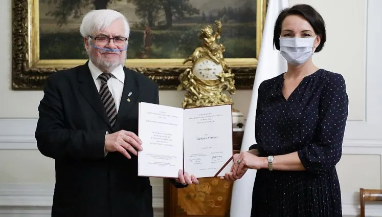 Archeolog Marek Konopka odznaczony Złotym Medalem "Zasłużony Kulturze Gloria Artis"