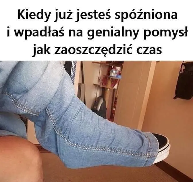 Spodnie na szybko
