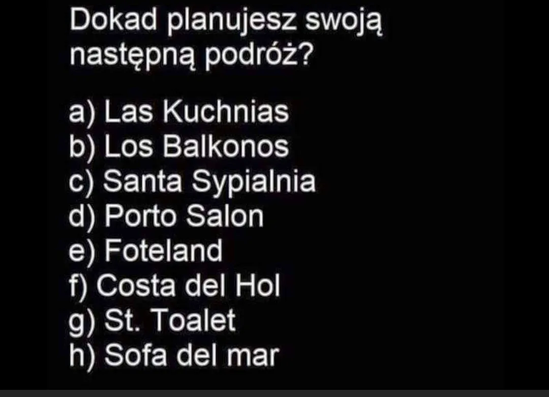 Następna podróż