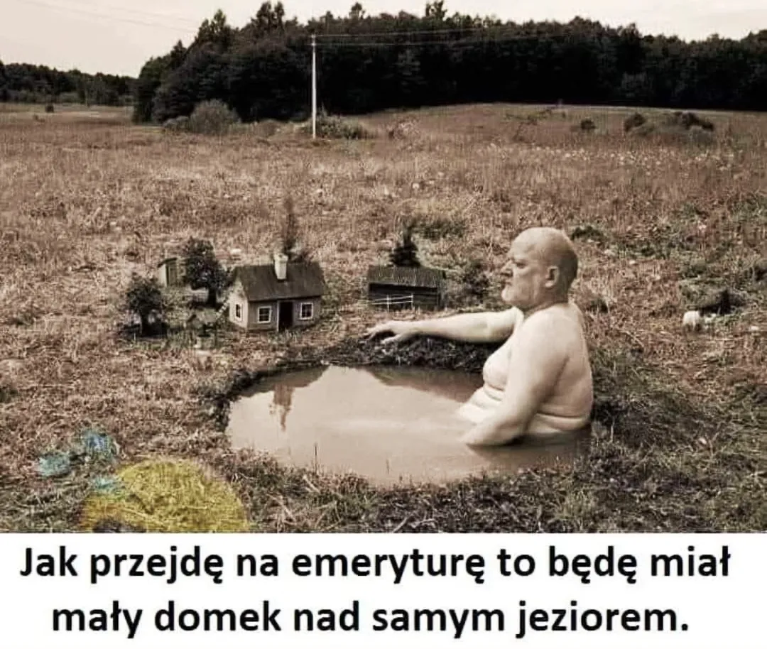 Mały domek nad samym jeziorem