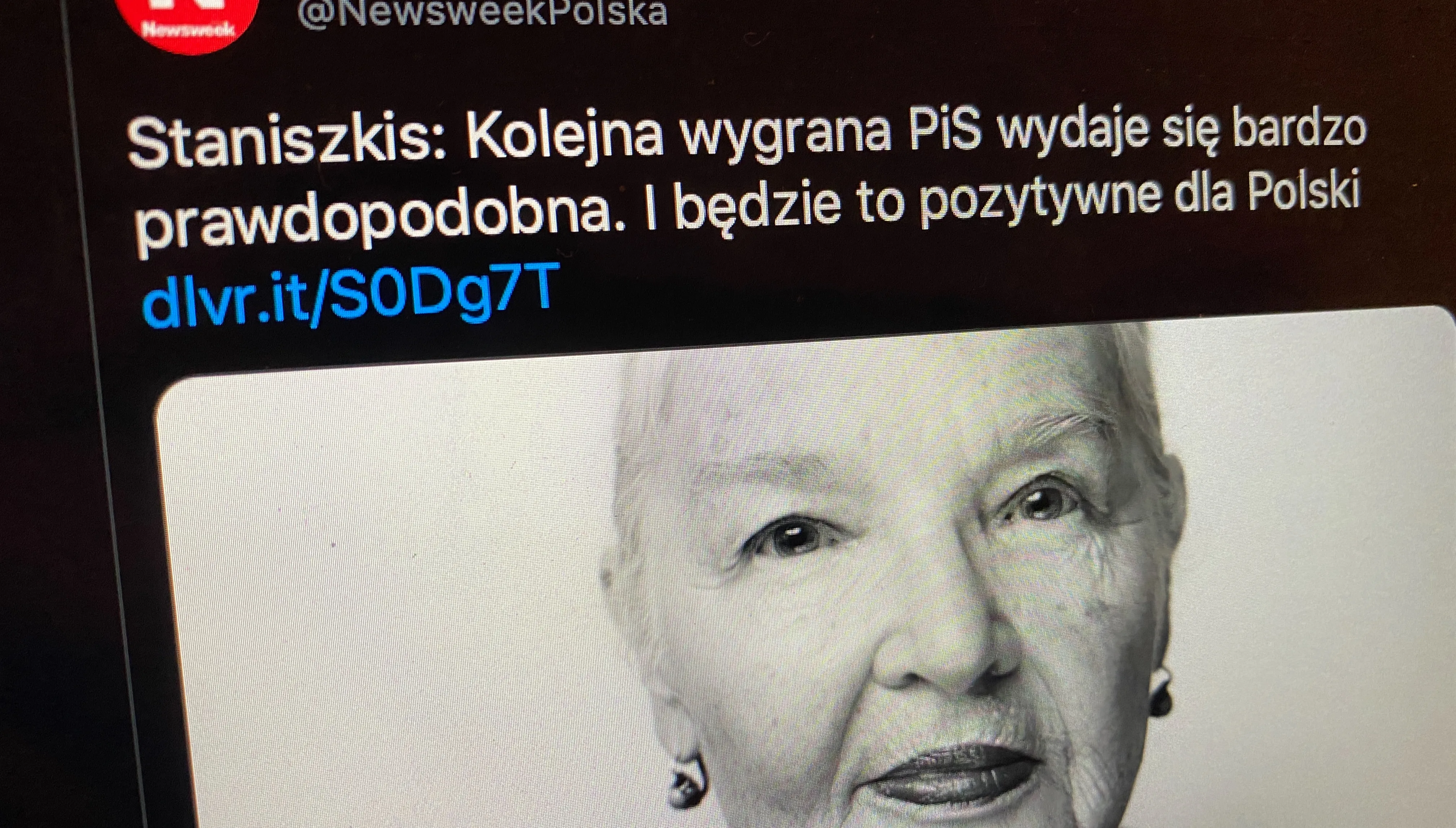 "Newsweek" puścił wywiad bez autoryzacji. Staniszkis: Lis nie liczy się z chorymi ludźmi i ich ośmiesza