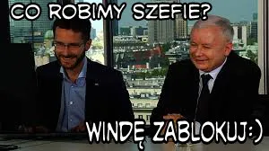 Windę zablokuj