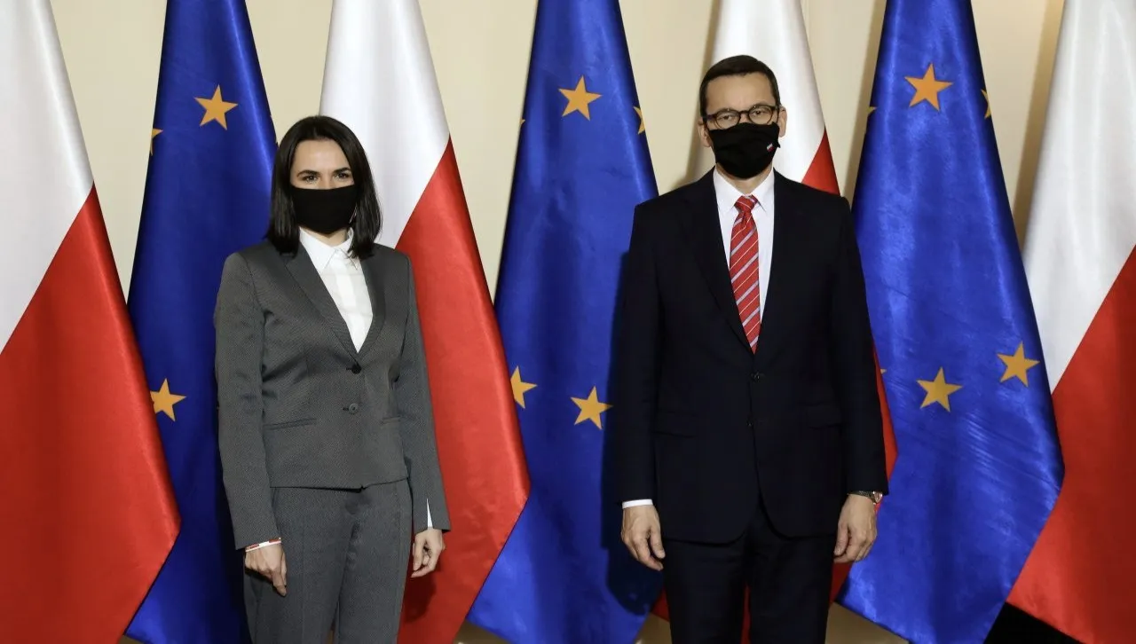 Cichanouska dziękuje Morawieckiemu. "Teraz Białorusini widzą przyszłość"