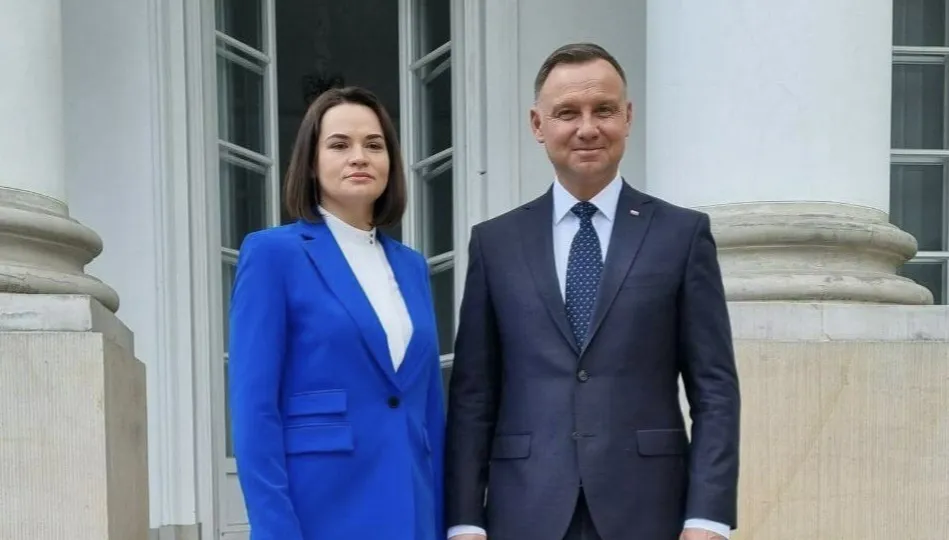 Prezydent Duda o wpisie Cichanouskiej: W jej sytuacji to chyba racjonalne zachowanie